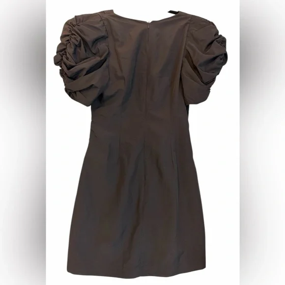Tuckernuck Hyacinth Black Tinsley Puff Sleeve Mini Dress -  www.disolcolor.com